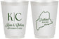Personalized Wedding 16 oz Frosted Cups - Maine | 118