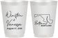 Personalized Wedding 16 oz Frosted Cups - Maryland | 119
