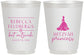 Personalized Bat Mitzvah 16 oz Frosted Cups - 12th Birthday Princess | 120003