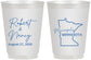 Personalized Wedding 16 oz Frosted Cups - Minnesota | 122