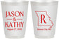 Personalized Wedding 16 oz Frosted Cups - Missouri | 124