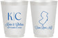 Personalized Wedding 16 oz Frosted Cups - New Jersey | 129