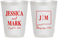 Personalized Wedding 16 oz Frosted Cups - New Mexico | 130