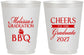 Personalized Graduation 16 oz Frosted Cups - Class Of 2027 Bbq | 130006