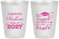 Personalized Graduation 16 oz Frosted Cups - Class Of 2027 Tassel Hassel | 130013