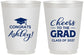 Personalized Graduation 16 oz Frosted Cups - Class Of 2027 Cheers Grad | 130020