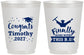Personalized Graduation 16 oz Frosted Cups - Class Of 2027 Done With Bs | 130025