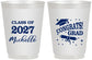 Personalized Graduation 16 oz Frosted Cups - Class Of 2027 Congrats | 130027