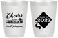Personalized Graduation 16 oz Frosted Cups - Class Of 2027 Tassel Hassel | 130033