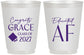 Personalized Graduation 16 oz Frosted Cups - Class Of 2027 Educated Af | 130040