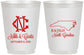 Personalized Wedding 16 oz Frosted Cups - North Carolina | 132