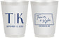 Personalized Wedding 16 oz Frosted Cups - North Dakota | 133