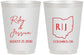 Personalized Wedding 16 oz Frosted Cups - Ohio | 134