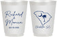 Personalized Wedding 16 oz Frosted Cups - South Carolina | 139