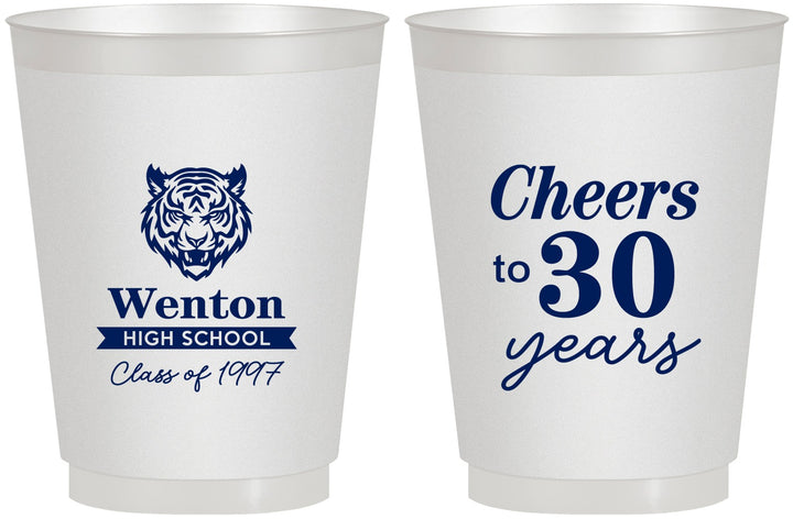 Personalized Class Reunion 16 oz Frosted Cups - Class Of 1997 30 Year | 140002