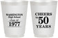 Personalized Class Reunion 16 oz Frosted Cups - Class Of 1977 50 Year | 140004