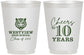 Personalized Class Reunion 16 oz Frosted Cups - Class Of 2017 10 Year | 140005