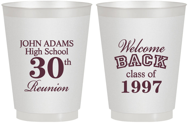 Personalized Class Reunion 16 oz Frosted Cups - Class Of 1997 30 Year | 140007