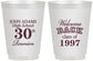 Personalized Class Reunion 16 oz Frosted Cups - Class Of 1997 30 Year | 140007