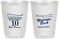 Personalized Class Reunion 16 oz Frosted Cups - Class Of 2017 10 Year | 140010