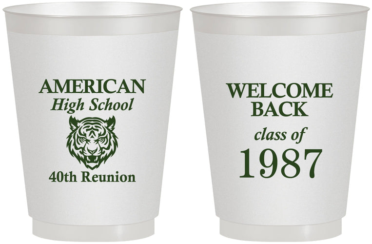 Personalized Class Reunion 16 oz Frosted Cups - Class Of 1987 40 Year | 140013
