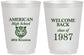 Personalized Class Reunion 16 oz Frosted Cups - Class Of 1987 40 Year | 140013