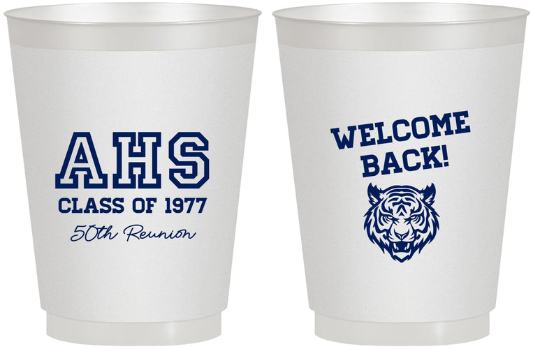 Personalized Class Reunion 16 oz Frosted Cups - Class Of 1977 50 Year | 140014