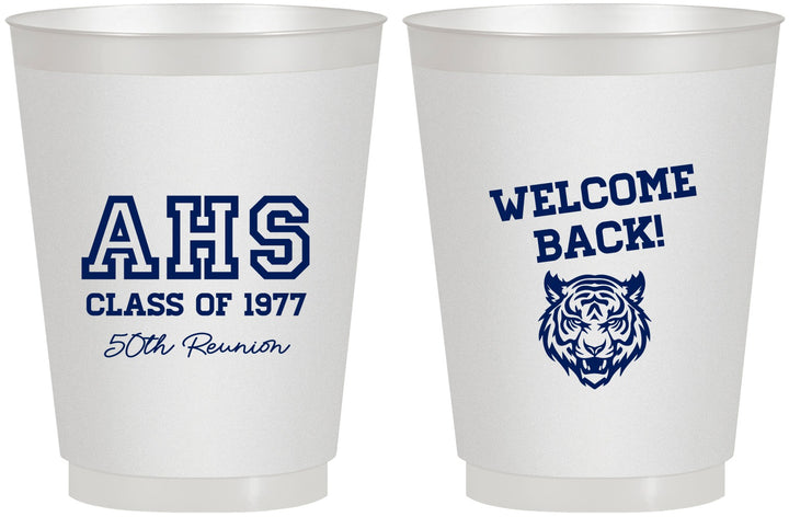 Personalized Class Reunion 16 oz Frosted Cups - Class Of 1977 50 Year | 140014