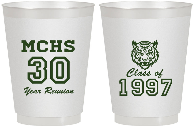 Personalized Class Reunion 16 oz Frosted Cups - Class Of 1997 30 Year | 140017