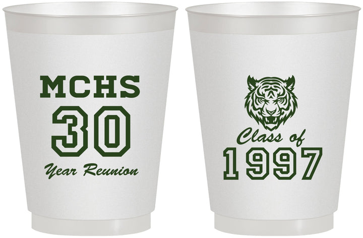 Personalized Class Reunion 16 oz Frosted Cups - Class Of 1997 30 Year | 140017