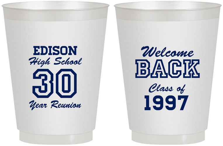 Personalized Class Reunion 16 oz Frosted Cups - Class Of 1997 30 Year | 140022