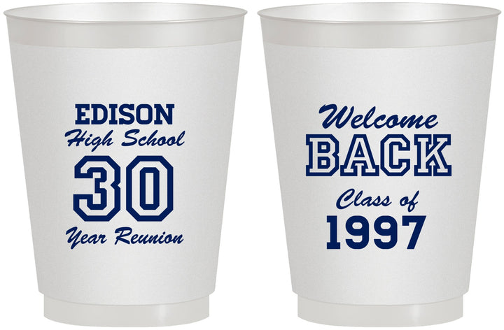Personalized Class Reunion 16 oz Frosted Cups - Class Of 1997 30 Year | 140022