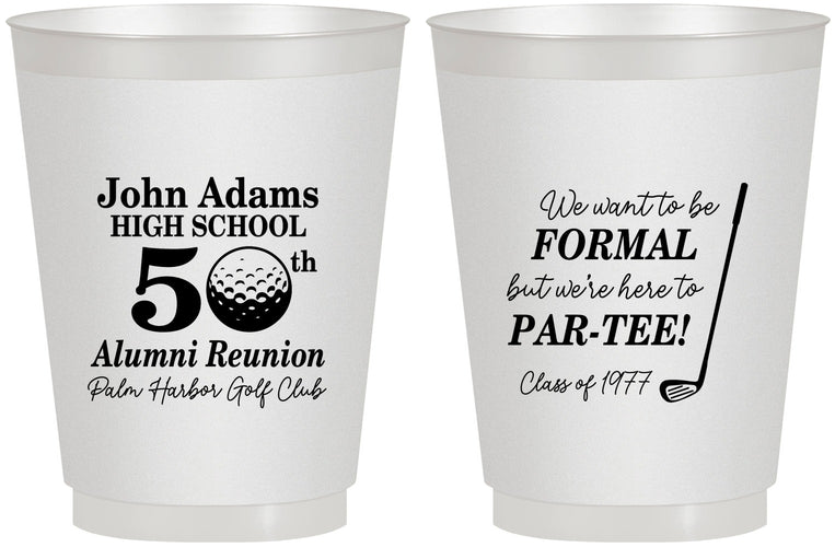 Personalized Class Reunion 16 oz Frosted Cups - Class Of 1977 50 Year | 140024