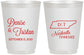 Personalized Wedding 16 oz Frosted Cups - Tennessee | 141