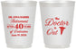 Personalized Retirement 16 oz Frosted Cups - Doctor | 150017