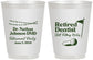 Personalized Retirement 16 oz Frosted Cups - Dentist | 150019