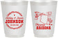 Personalized Wedding 16 oz Frosted Cups - Arizona | 152