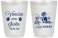 Personalized Wedding 16 oz Frosted Cups - Hawaii | 160