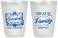 Personalized Family Reunion 16 oz Frosted Cups - Beach Family Repeat | 160013