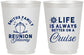 Personalized Family Reunion 16 oz Frosted Cups - Cruise Nautical | 160022
