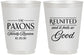 Personalized Family Reunion 16 oz Frosted Cups - Reunited Feels So Good | 160052