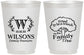 Personalized Family Reunion 16 oz Frosted Cups - Monogram Tree | 160056