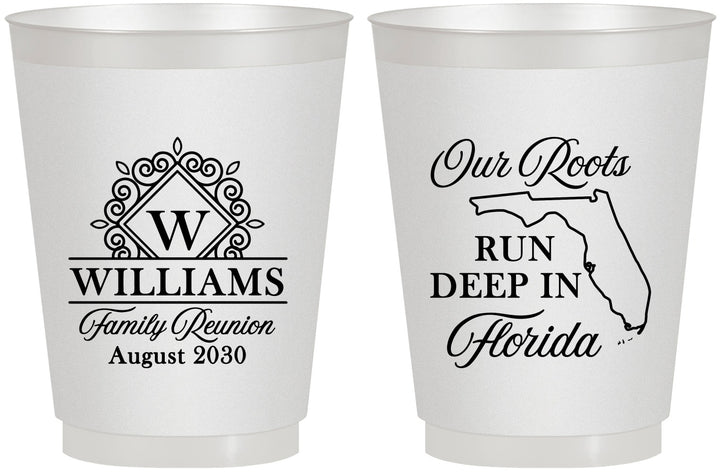 Personalized Family Reunion 16 oz Frosted Cups - Florida | 160057