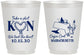 Personalized Wedding 16 oz Frosted Cups - Massachusetts | 170