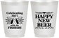 Personalized New Years 16 oz Frosted Cups - 2027 Happy New Beer | 170004