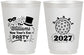 Personalized New Years 16 oz Frosted Cups - 2027 Ball | 170005