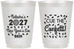 Personalized New Years 16 oz Frosted Cups - 2027 Nye Confetti | 170012