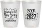 Personalized New Years 16 oz Frosted Cups - 2027 Ringing In | 170013