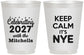 Personalized New Years 16 oz Frosted Cups - 2027 Nye | 170025