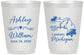 Personalized Wedding 16 oz Frosted Cups - Michigan | 171